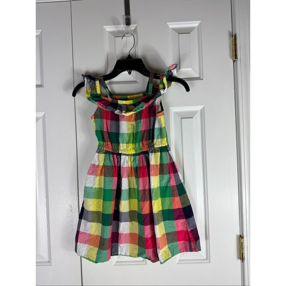 Janie & Jack Girls Checkered Dress Size 6